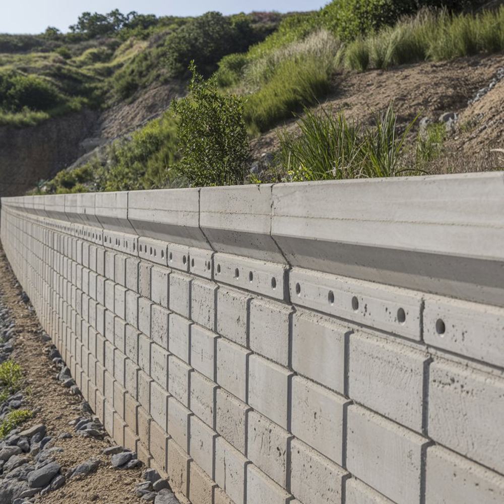 Retaining wall construction and landscaping in Queenstown