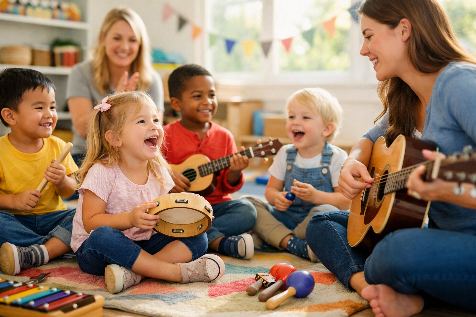 Teaching 2-5 year old children