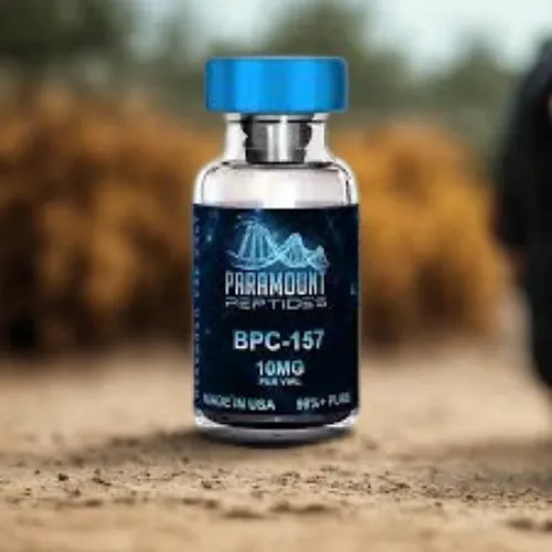 Peptides- silhouette of woman raising her right hand