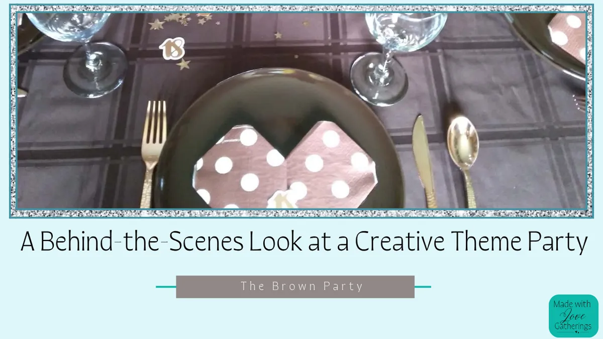 The Brown Party: A Behind-the-Scenes Look at a Creative Theme Party