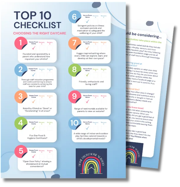 nurery visit checklist comparison guide