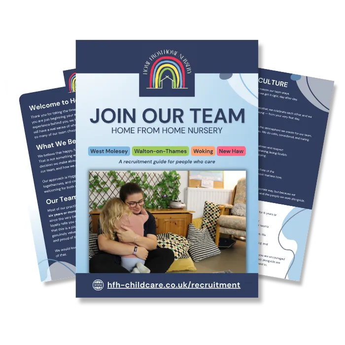 Recruitment pack from Home From Home Nursery