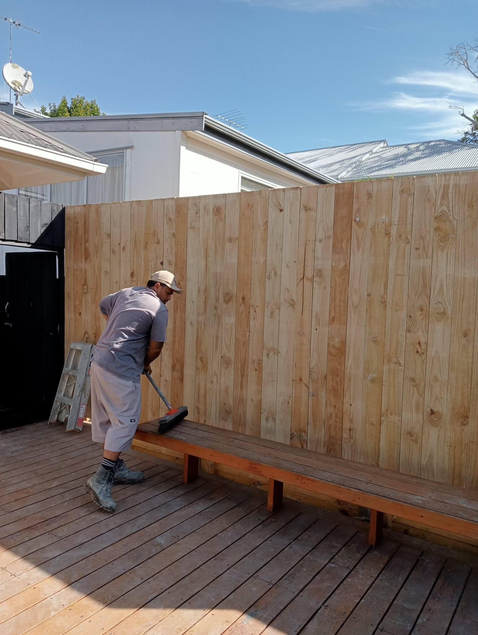 timber wooden fencing installation Papatoetoe Auckland boundary fence