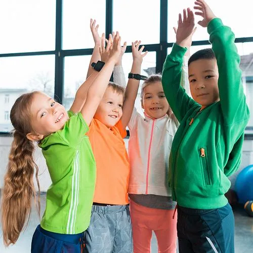 Kids having fun in Training Zone's Kids Zone.