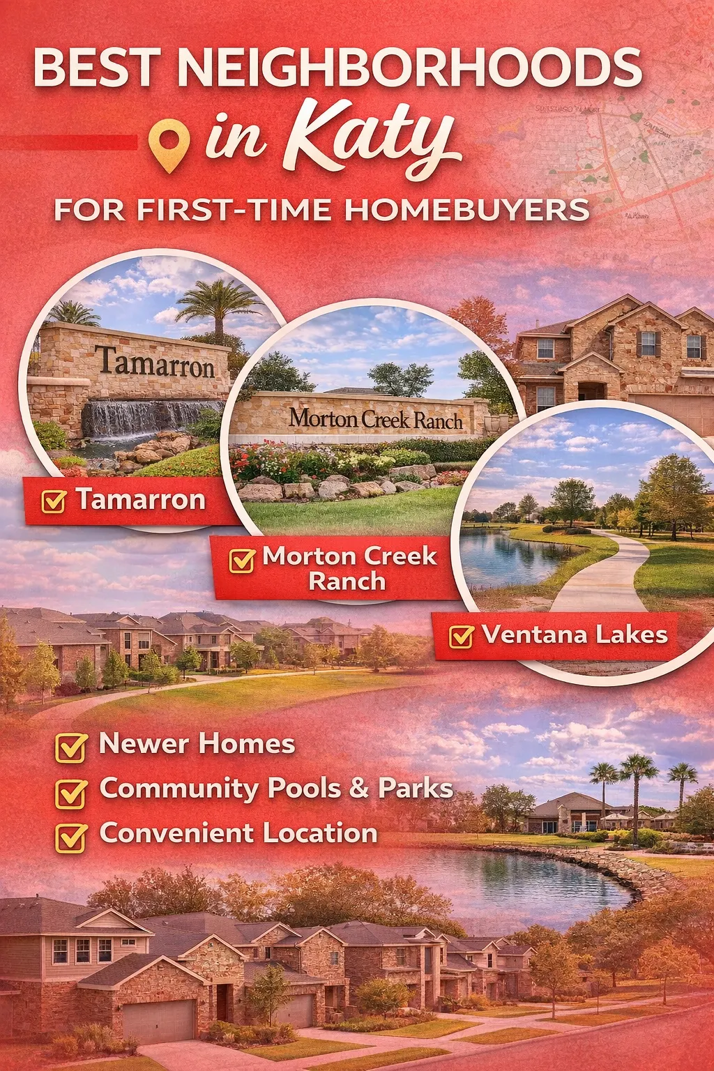 Best Neighborhoods in Katy Texas for First-Time Homebuyers
