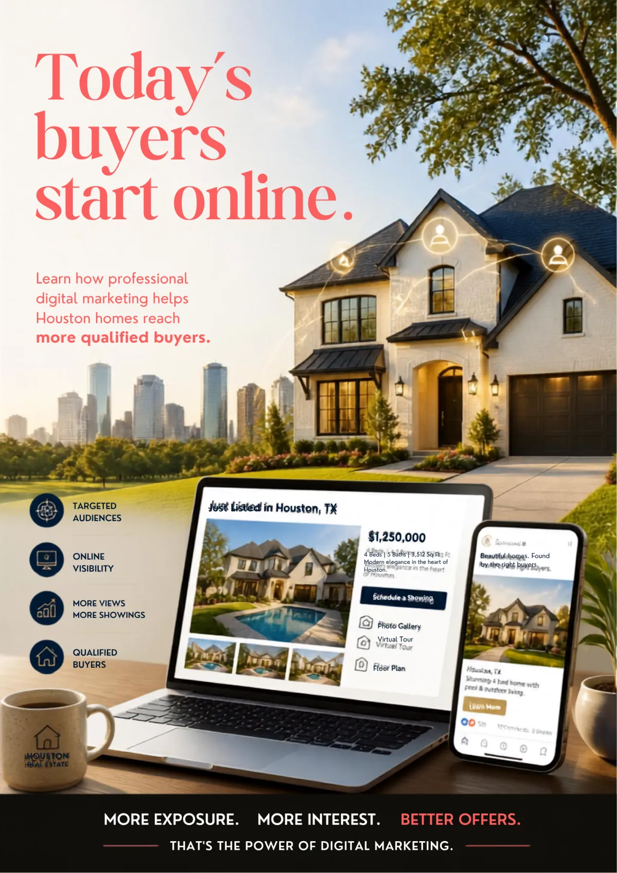 Why Online Marketing Sells Homes Faster Than a Yard Sign Alone