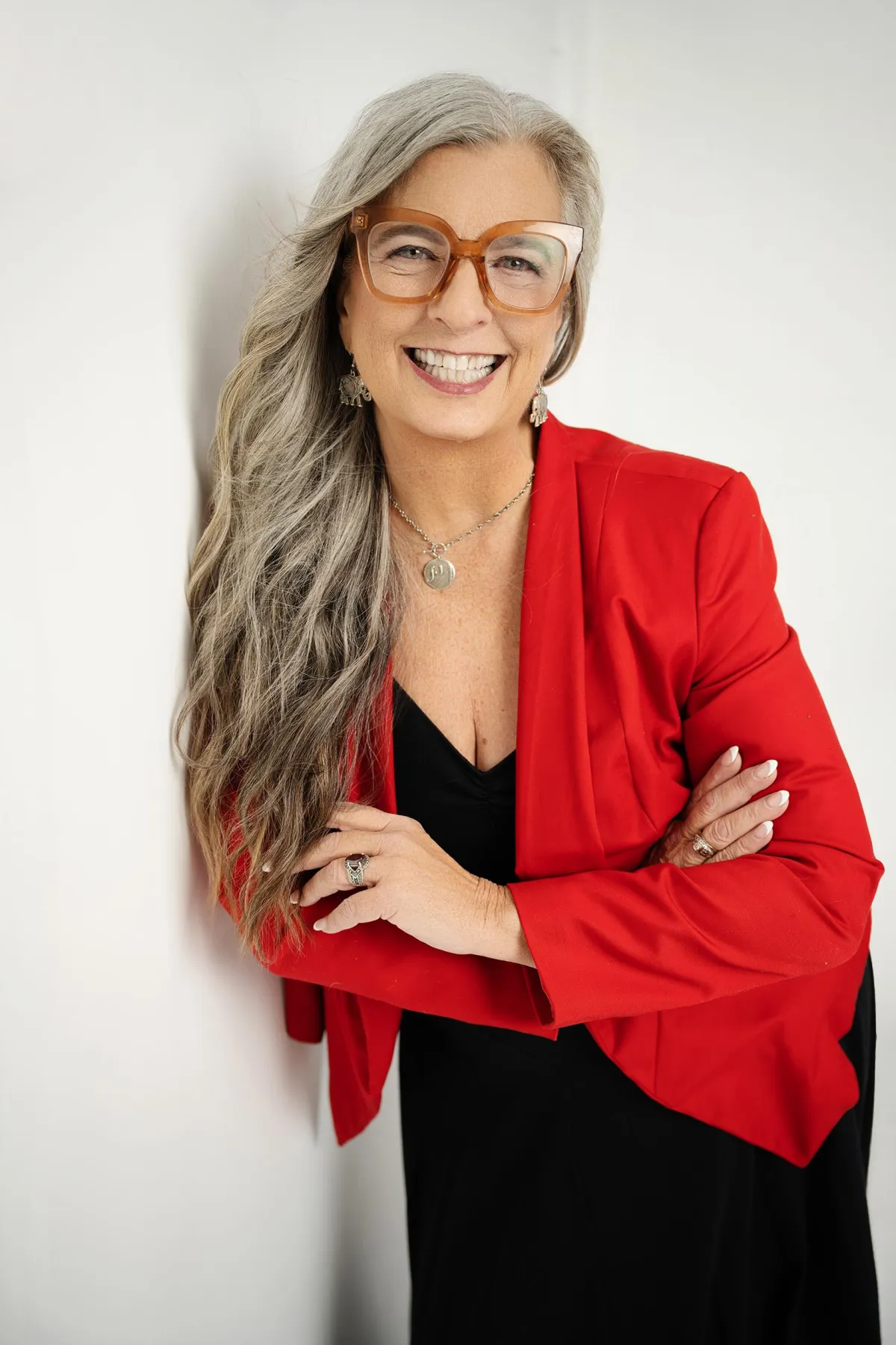 Personal branding headshot for an entrepreneur, showcasing her professionalism and confidence