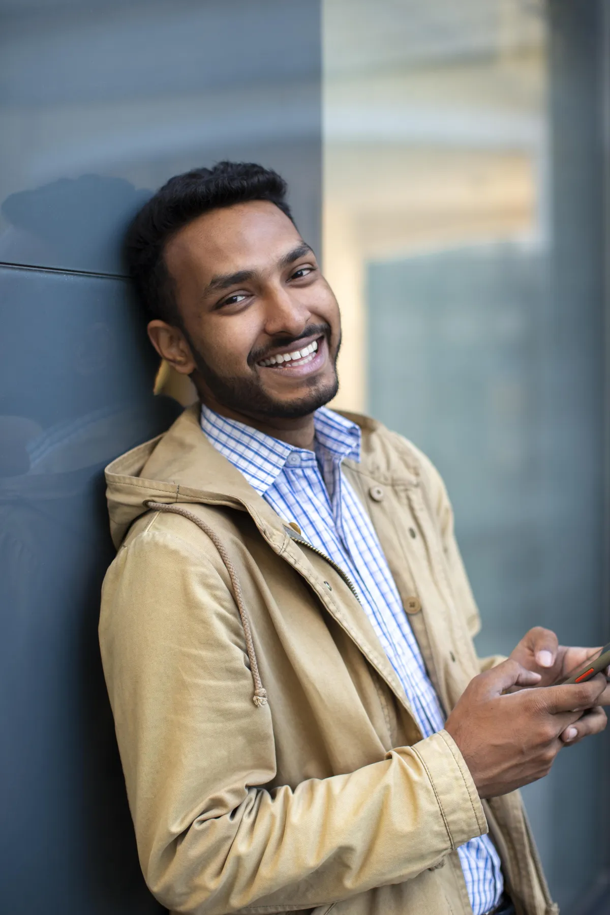smiling man representing a STEM leader