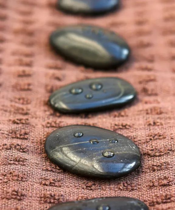 Healing is like a path of spa stones