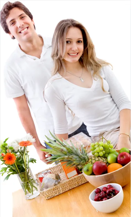 healthy couple