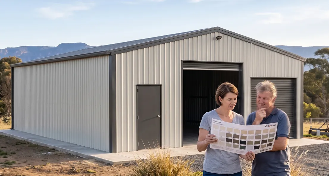 How to Choose the Right Colour for Your Shed Using Colorbond Steel