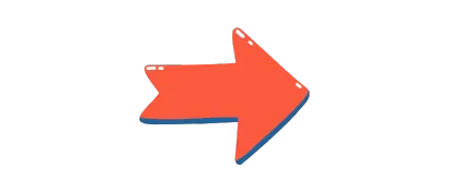 Bright orange arrow