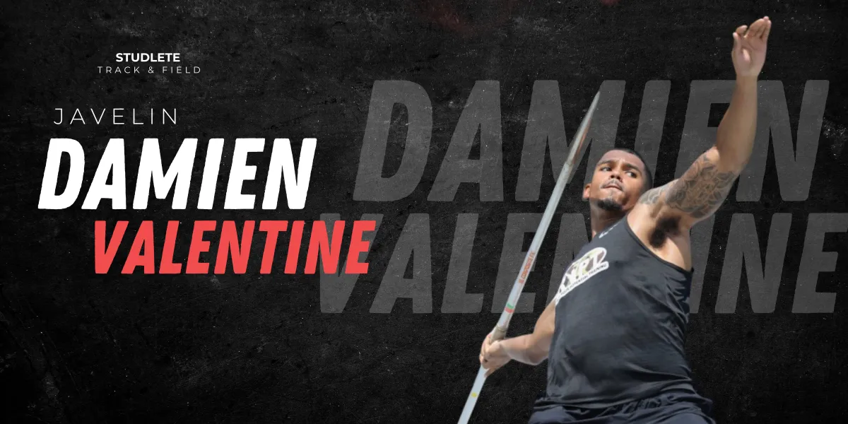 Javelin coach Damien Valentine