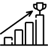 Graph showing growth