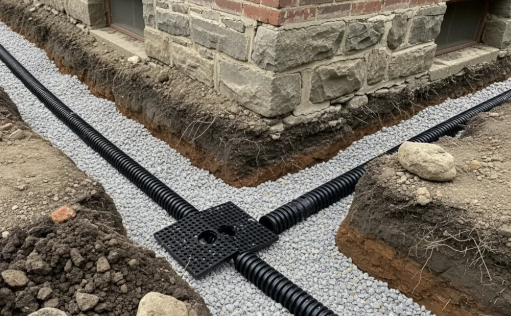 Timberlea Weeping Tile Installation