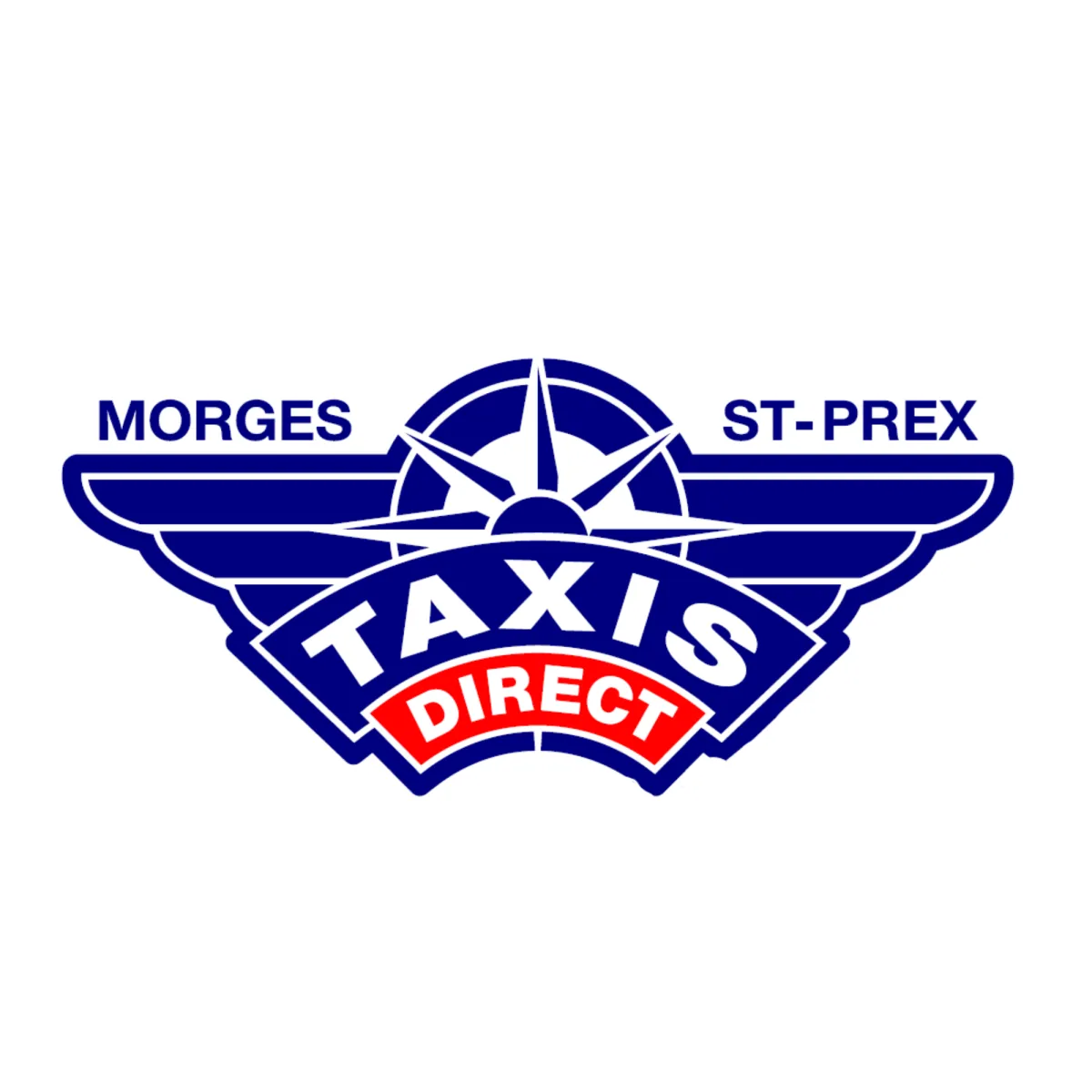 Logo officiel de Taxi Direct Morges, service de taxi 24h/24 à Morges, Saint-Prex et environs