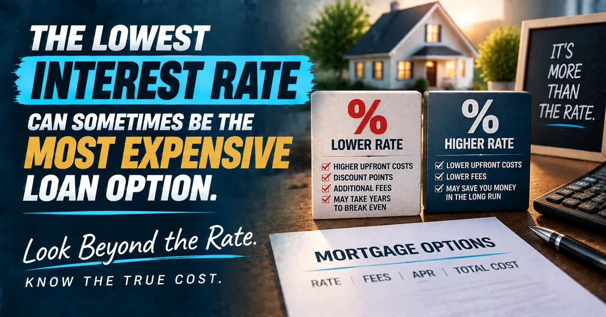 The Lowest Advertised Mortgage Rate Can Sometimes Be the Most Expensive Loan Option and Here Is Why
