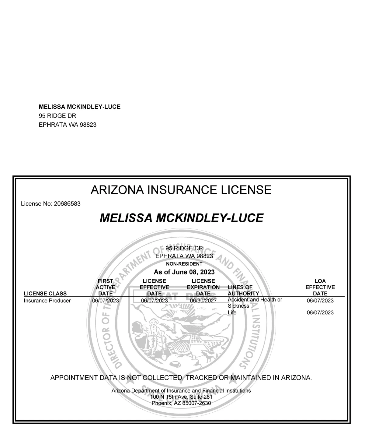 state license