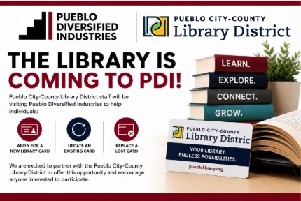 Pueblo City-County Library District Coming to PDI!