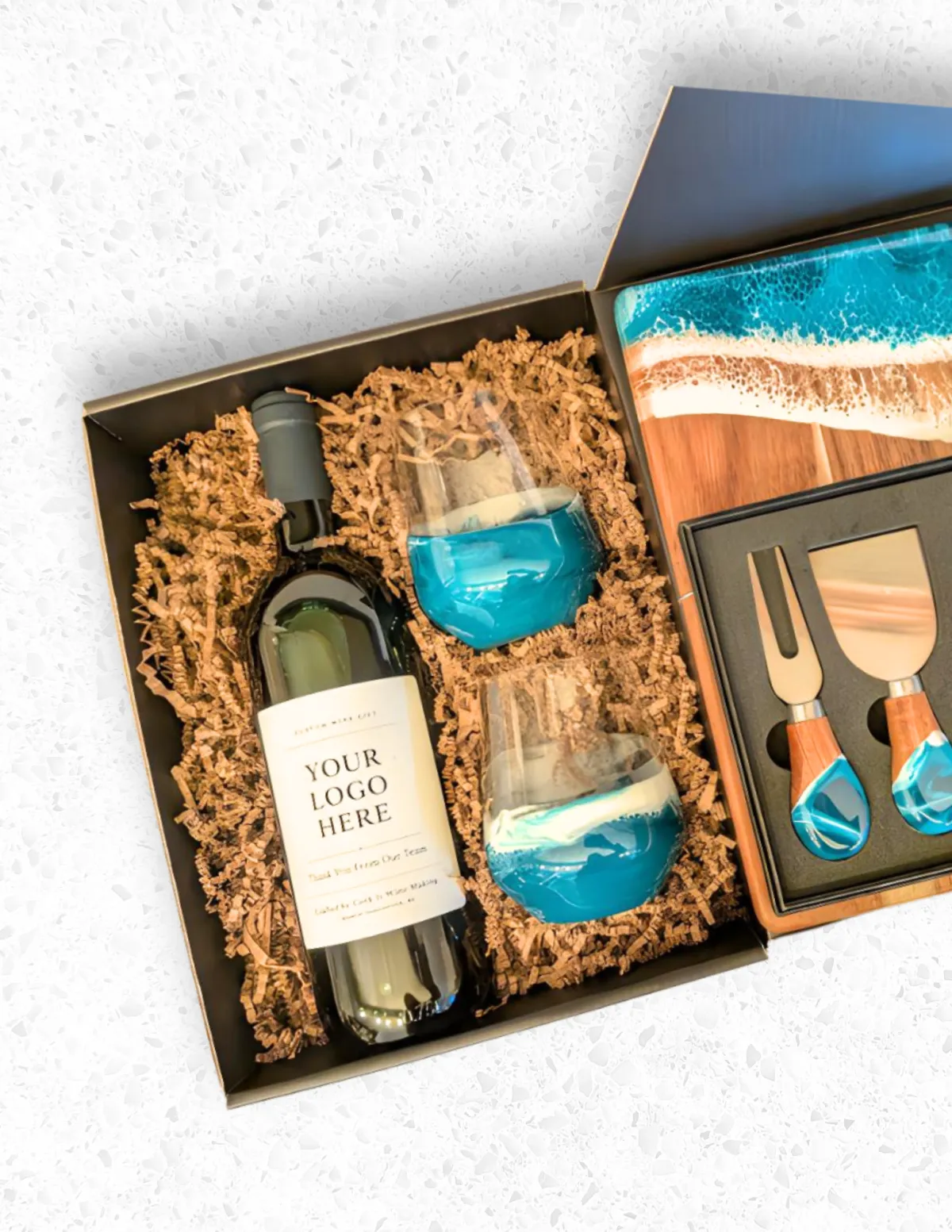 several wine barrels lined up in a cellar