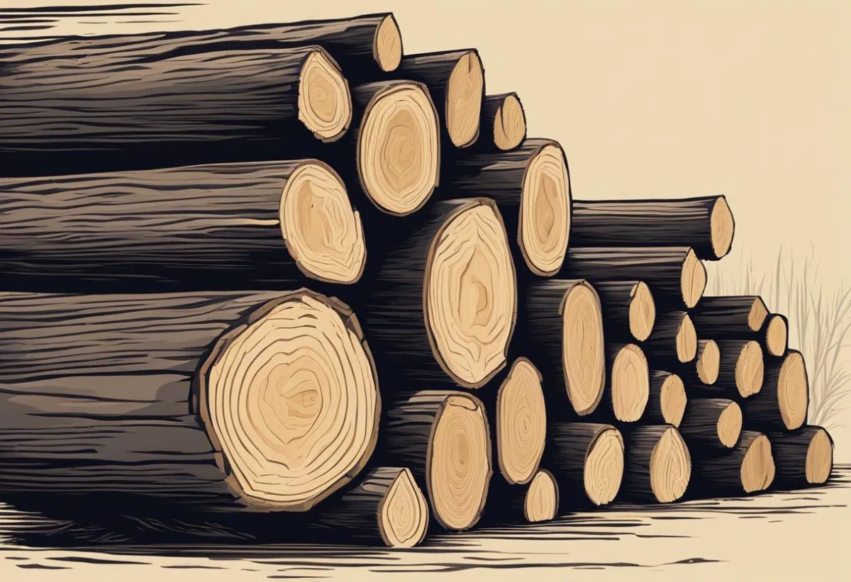 Comparing pine with other types of firewood