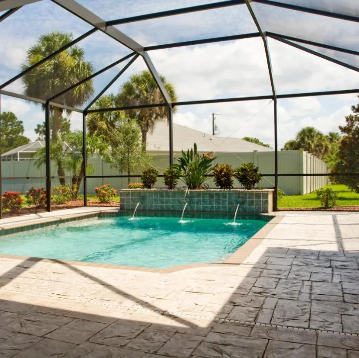 Screened Pool Area 