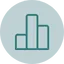 Icon representing an outcome driven approach focused on measurable results