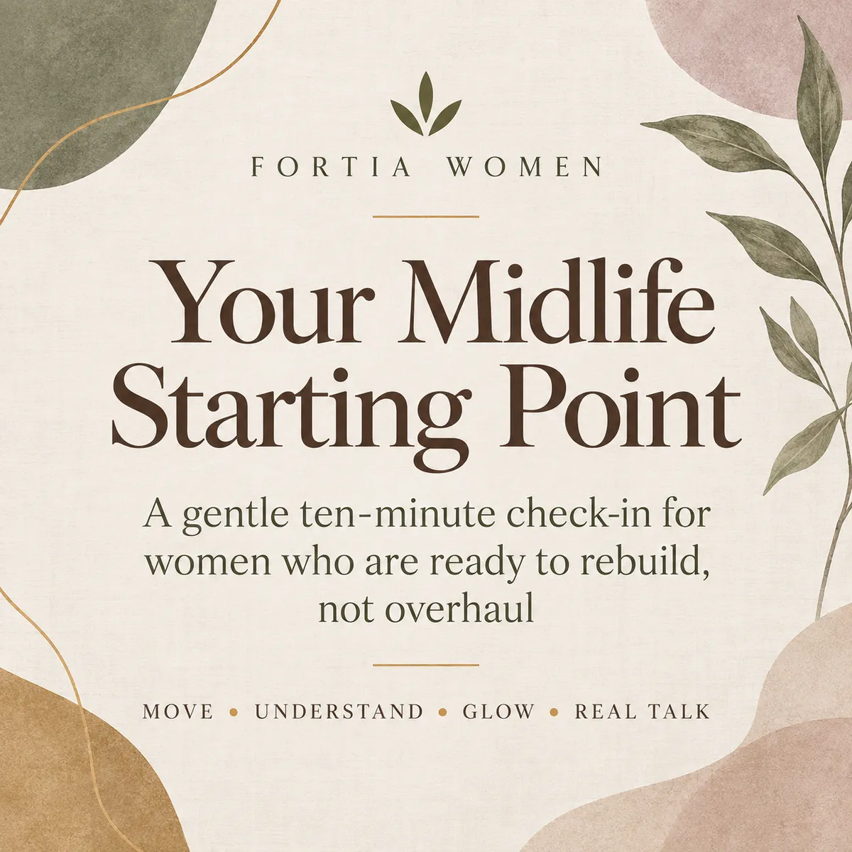 Fortia Women Your Midlife Starting Point guide