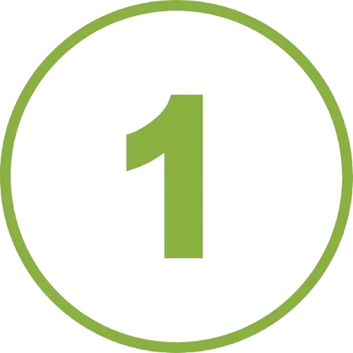 Número uno en círculo azul destacando inicio de entrenamiento