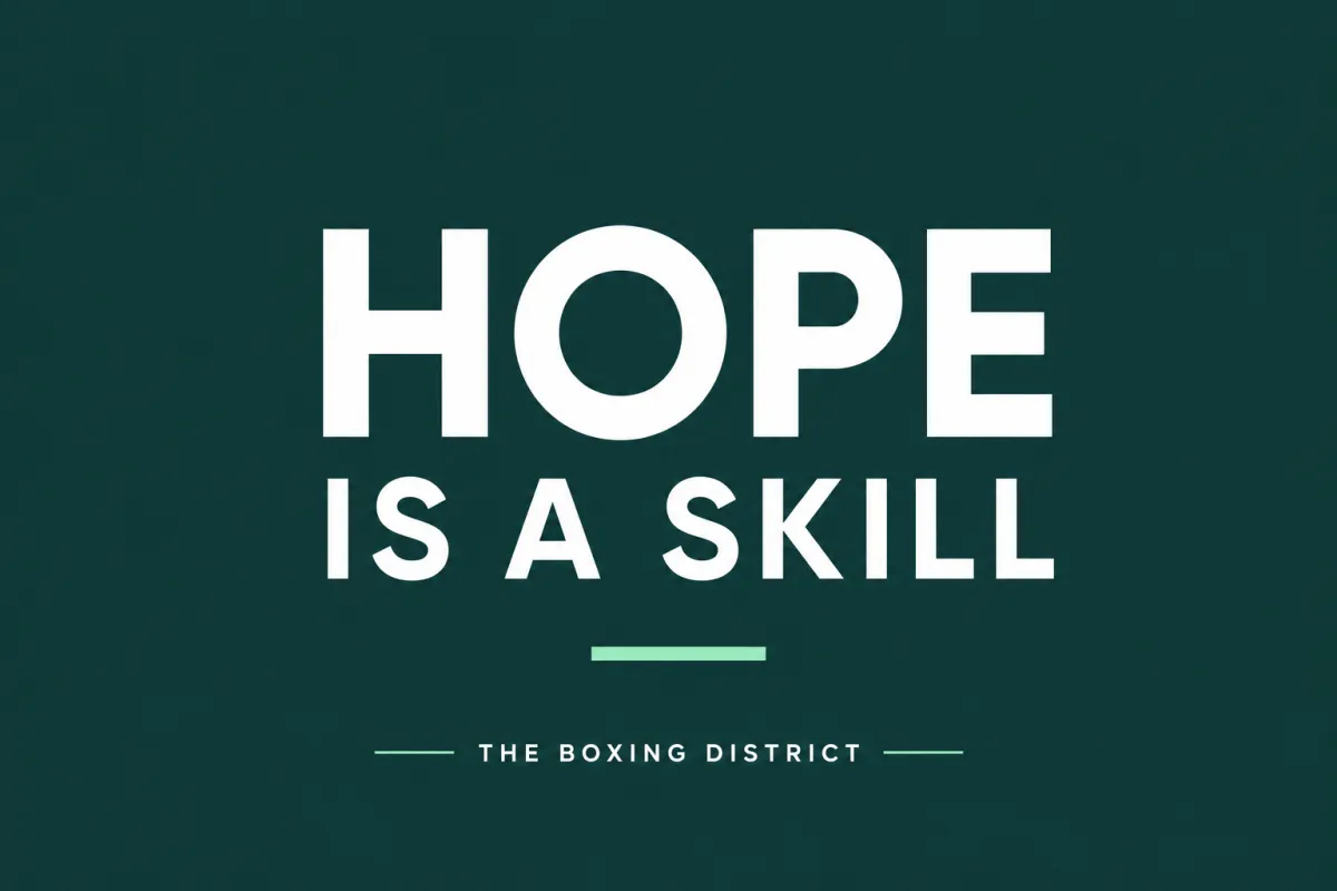 Hope Is A Skill (And Most People Are Missing the Most Important Part)