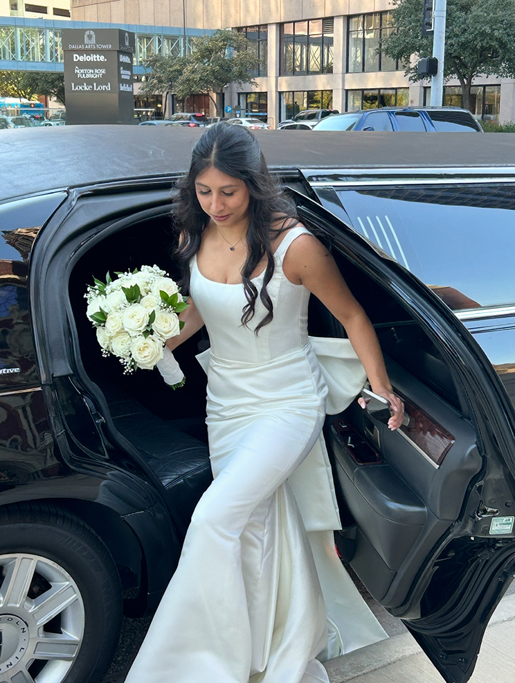 two brown leather vehicle bucket seats