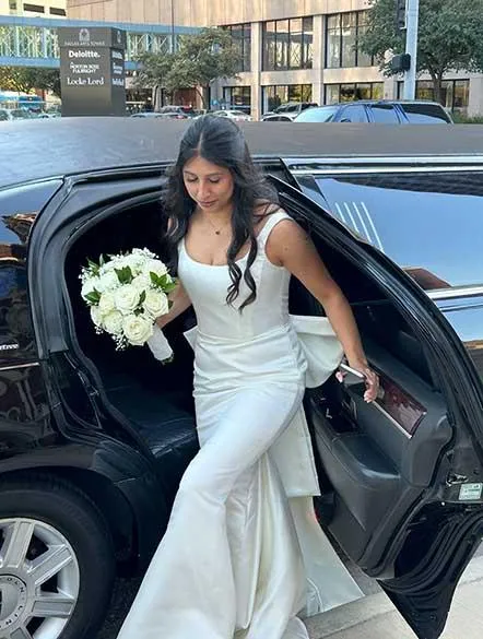 two brown leather vehicle bucket seats