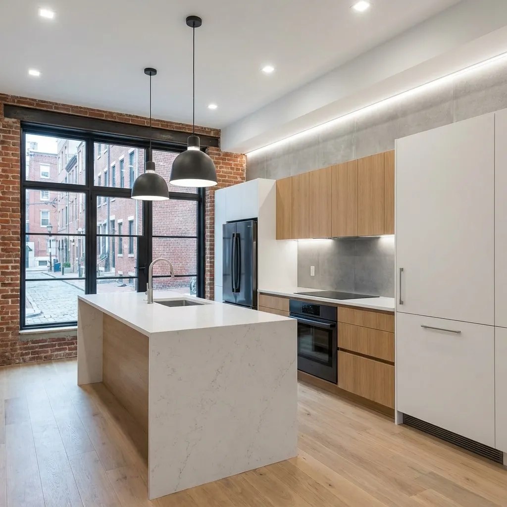 A kitchen in Philadelphia by NK Construction and Design