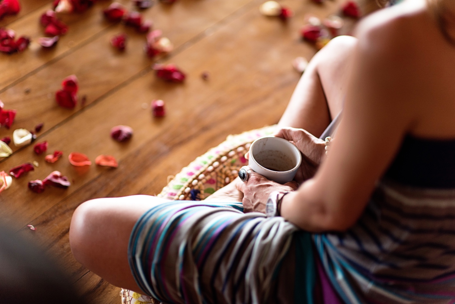 mindfulness printed paper near window