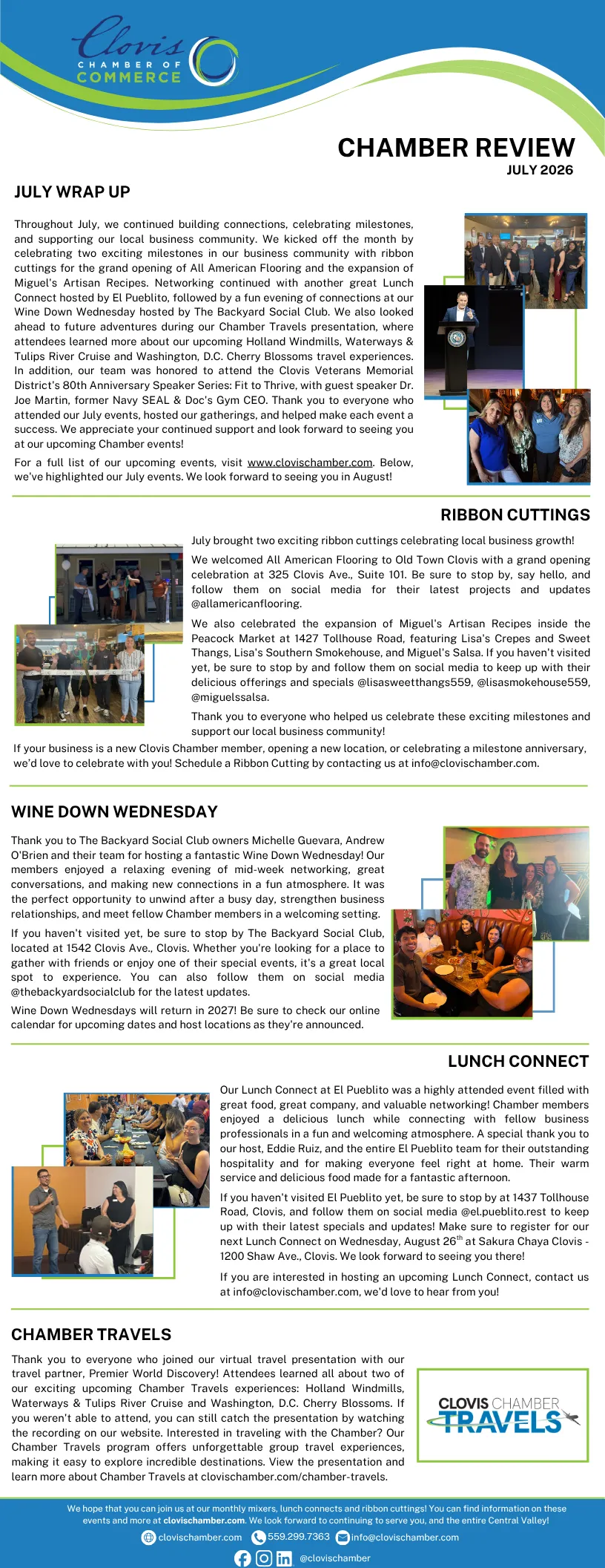 Monthly Chamber review