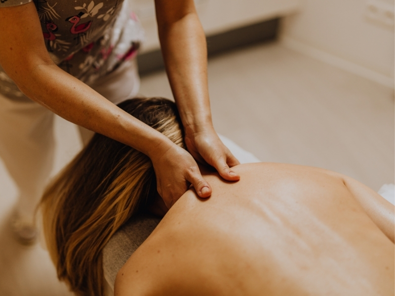 Back, neck, head and shoulder massage at Ok Thai Spa & Nails focused on relieving stress and upper-body tension