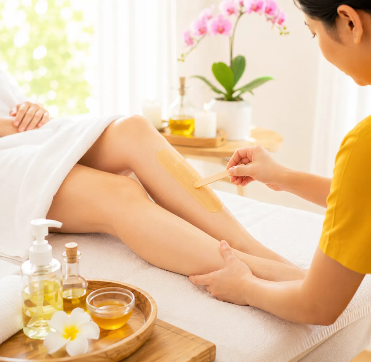 waxing services at OK Thai Spa and Nails Fremantle