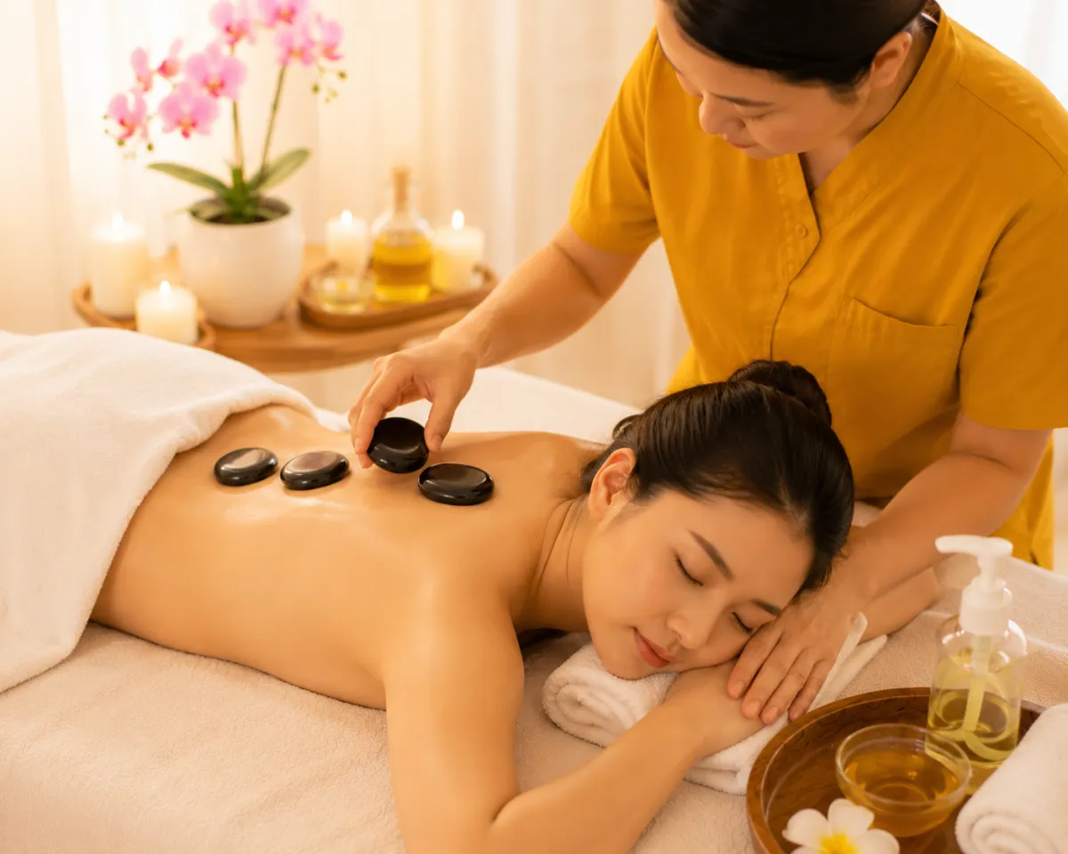Hot tone Massage at OK Thai Spa and Nails Fremantle