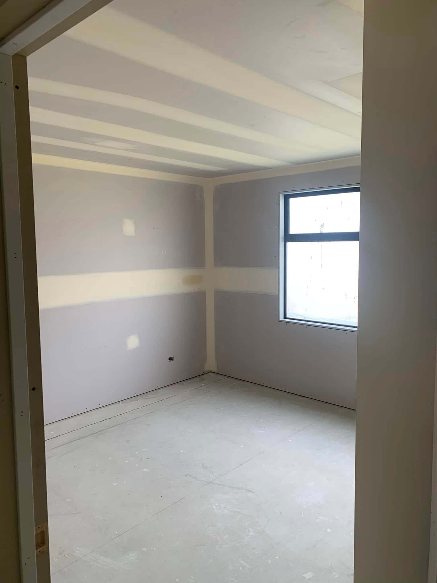 new build plastering ashburton residential interior room