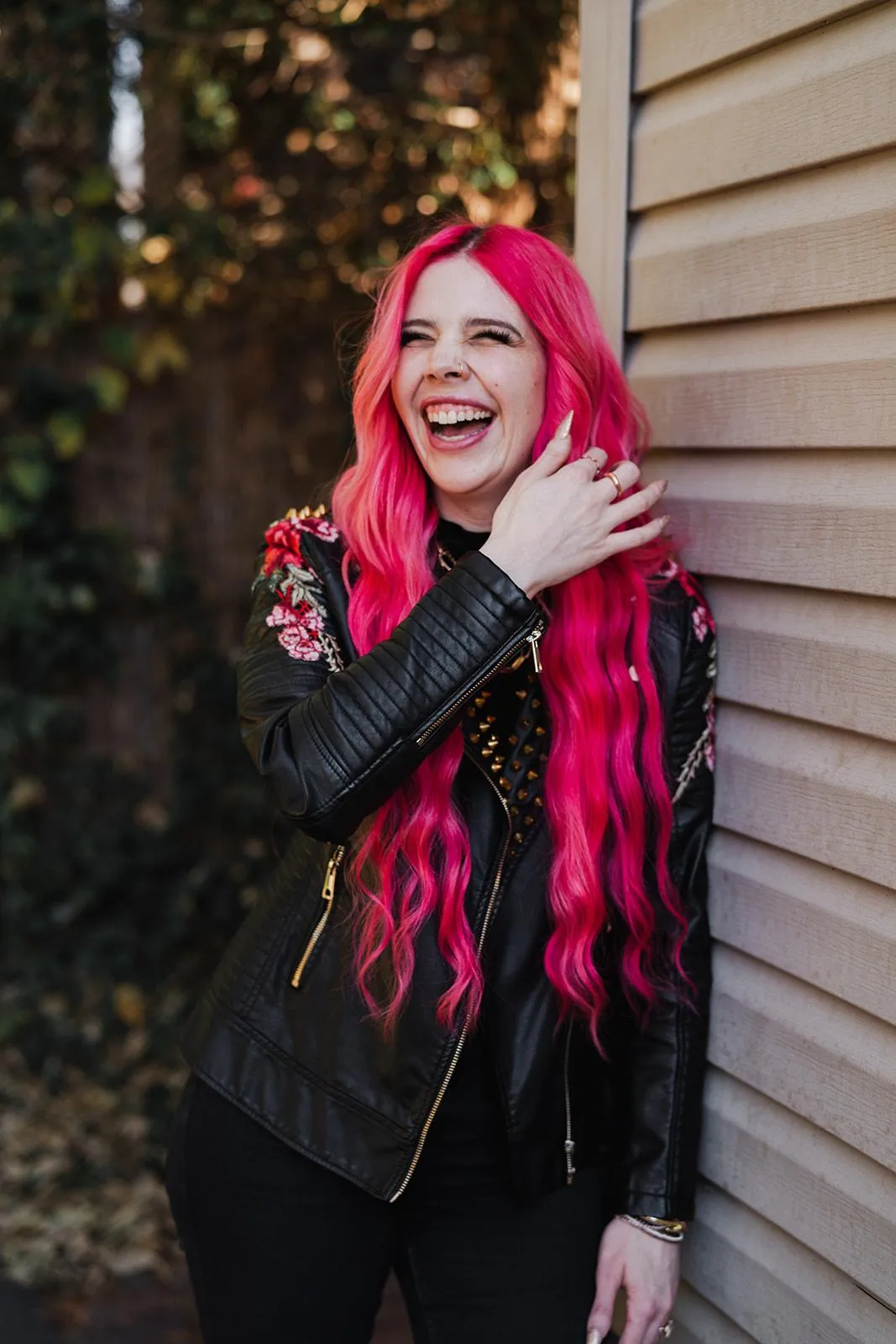 Victoria Jones, founder of Flourish, laughing during a candid moment