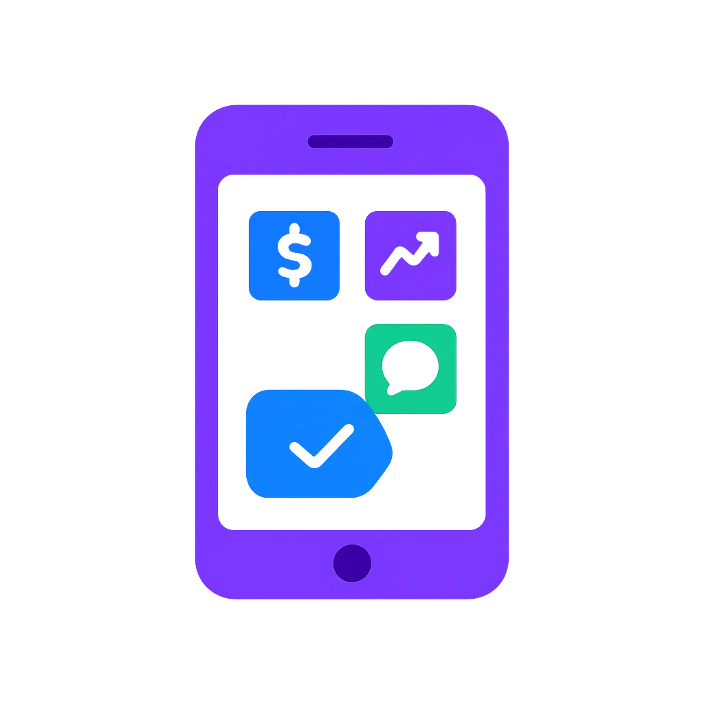 Mobile app for managing business from anywhere