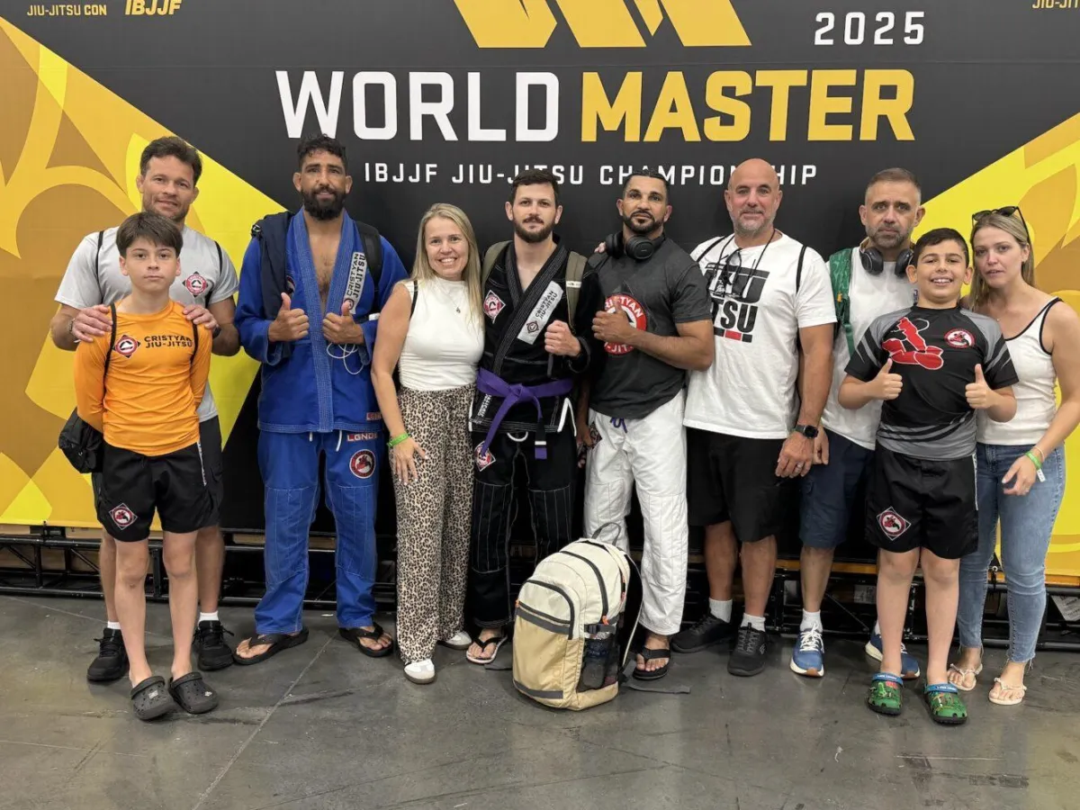 practicing martial arts at Cristyan Brazilian Jiu-Jitsu Academy