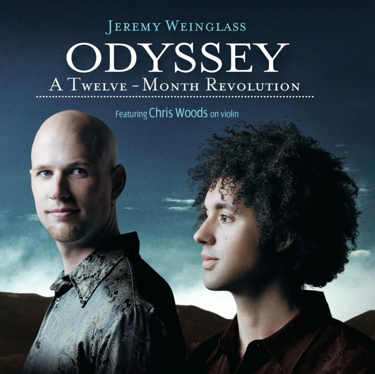 Odyssey album cover - original piano and violin music composed by Jeremy Weinglass featuring Chris Woods on violin