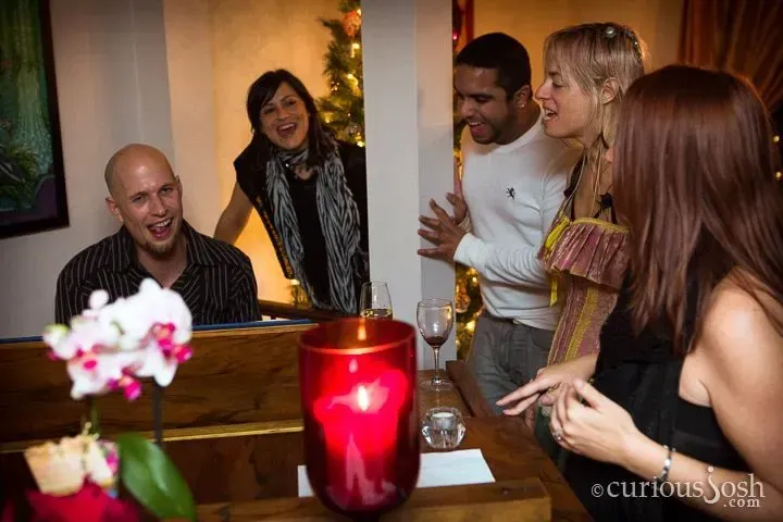 Jeremy Weinglass trio: keys, double bass and drums for Frozen theme holiday party