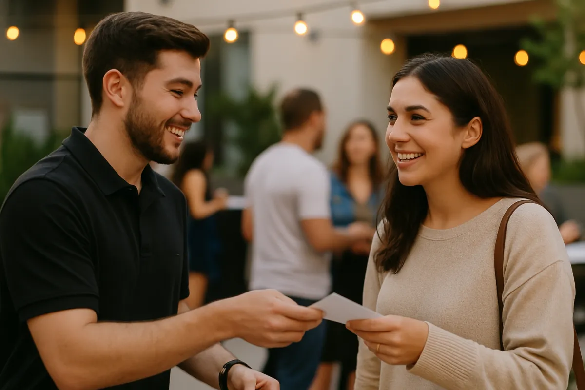  PureStay event host creating a resident experience