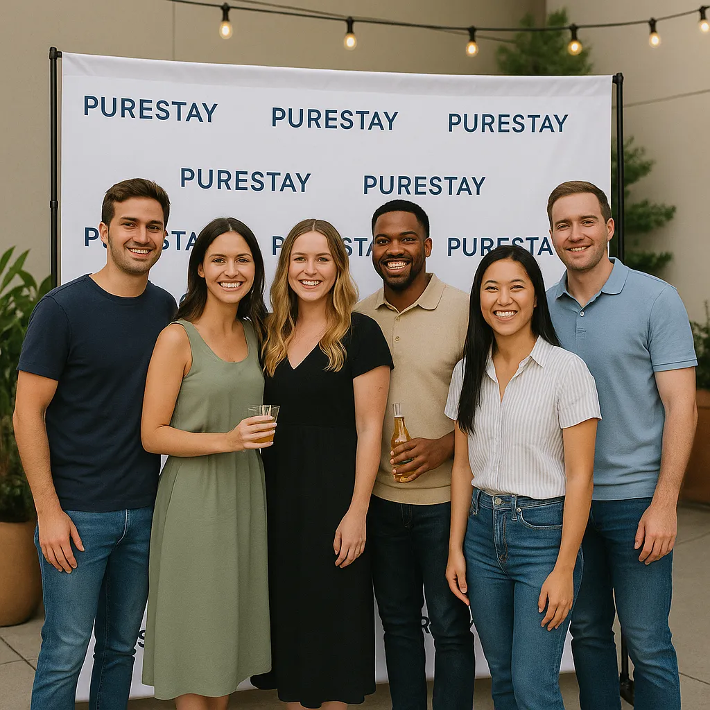 Residents enjoying a PureStay retention event