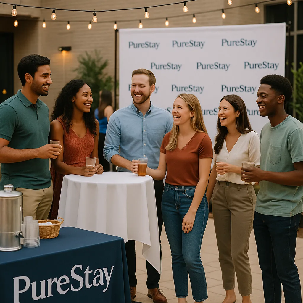 A successful resident retention event hosted by PureStay