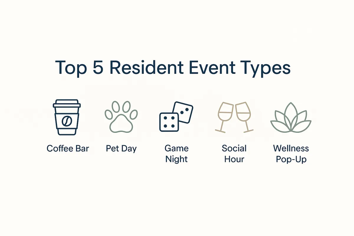 A successful resident retention event hosted by PureStay