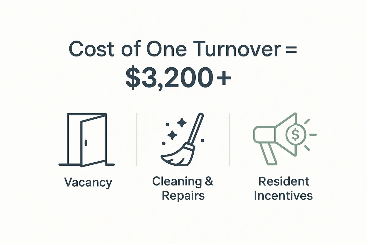 Breakdown of Raleigh apartment turnover costs