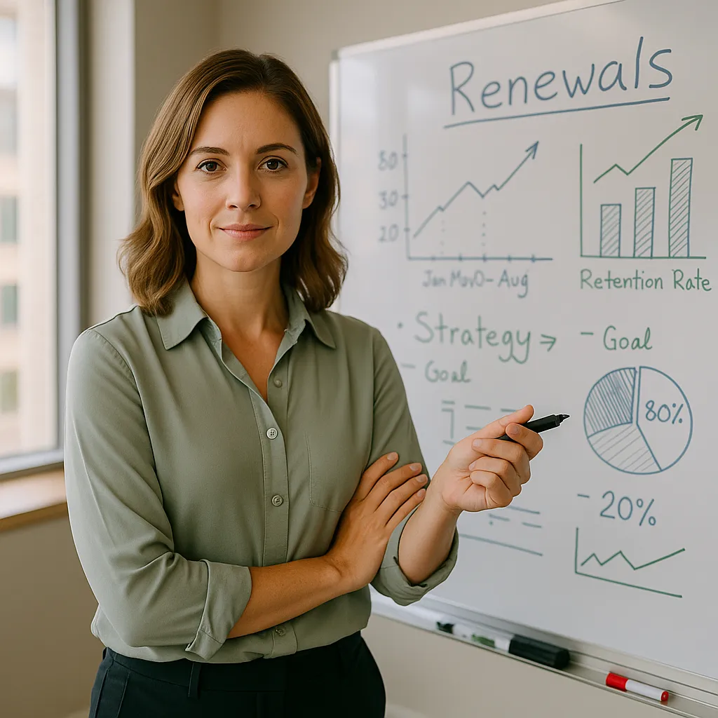 Charlotte property manager reviewing resident retention metrics